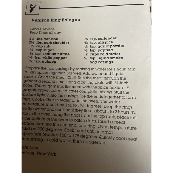 NAHC Wild Game Cookbooks 1987, 1988 Lot Of 2 Vintage - Picture 6 of 7